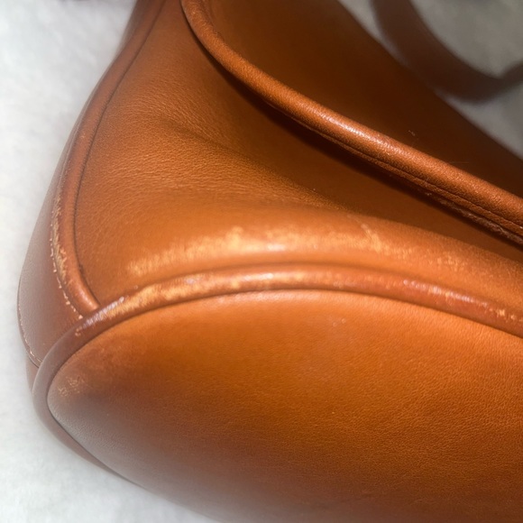 Vintage Coach brown leather fletcher flap bag 4150 - Picture 4 of 12